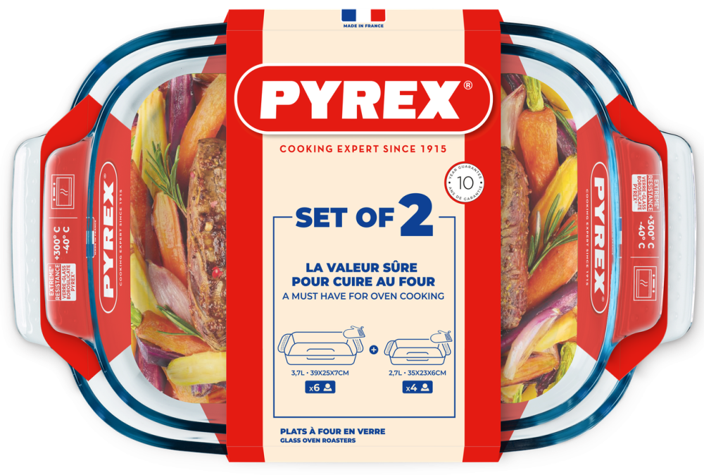 Набор форм для запекания Pyrex Classic, 2 предмета (7054302) Киев - изображение 6