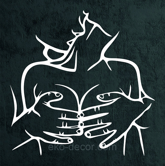 Декоративное настенное Панно «По взрослому 18+», Декор на стену 90*90 см, Белый Киев - изображение 9