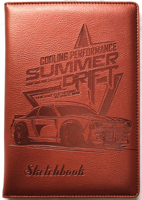 Скетчбук А5/64 арк. "Bourgeois" чисті аркуші, шкірзам обкл, 9309, шт Київ - фото 1