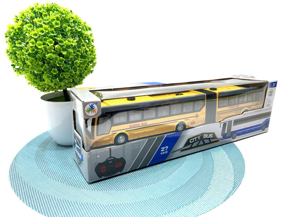 Автобус на радіокеруванні 35 см Жовтий (JC-044-45) Чернігів - фото 6