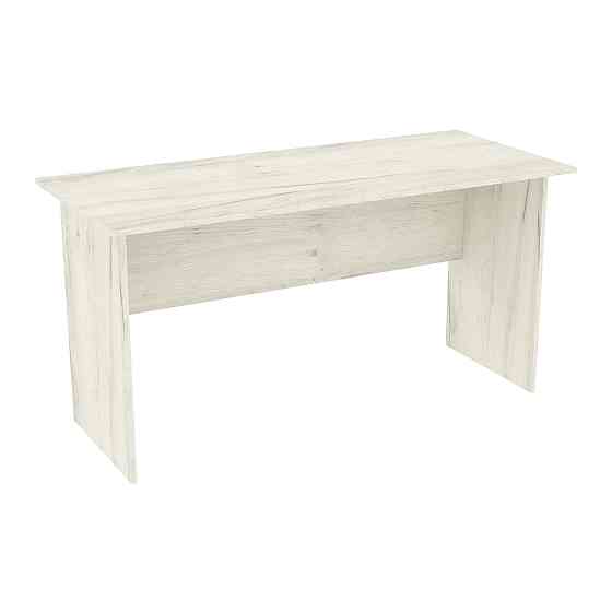 Стіл офісний СП, Дуб Крафт Білий, 1500/650/760 Львів