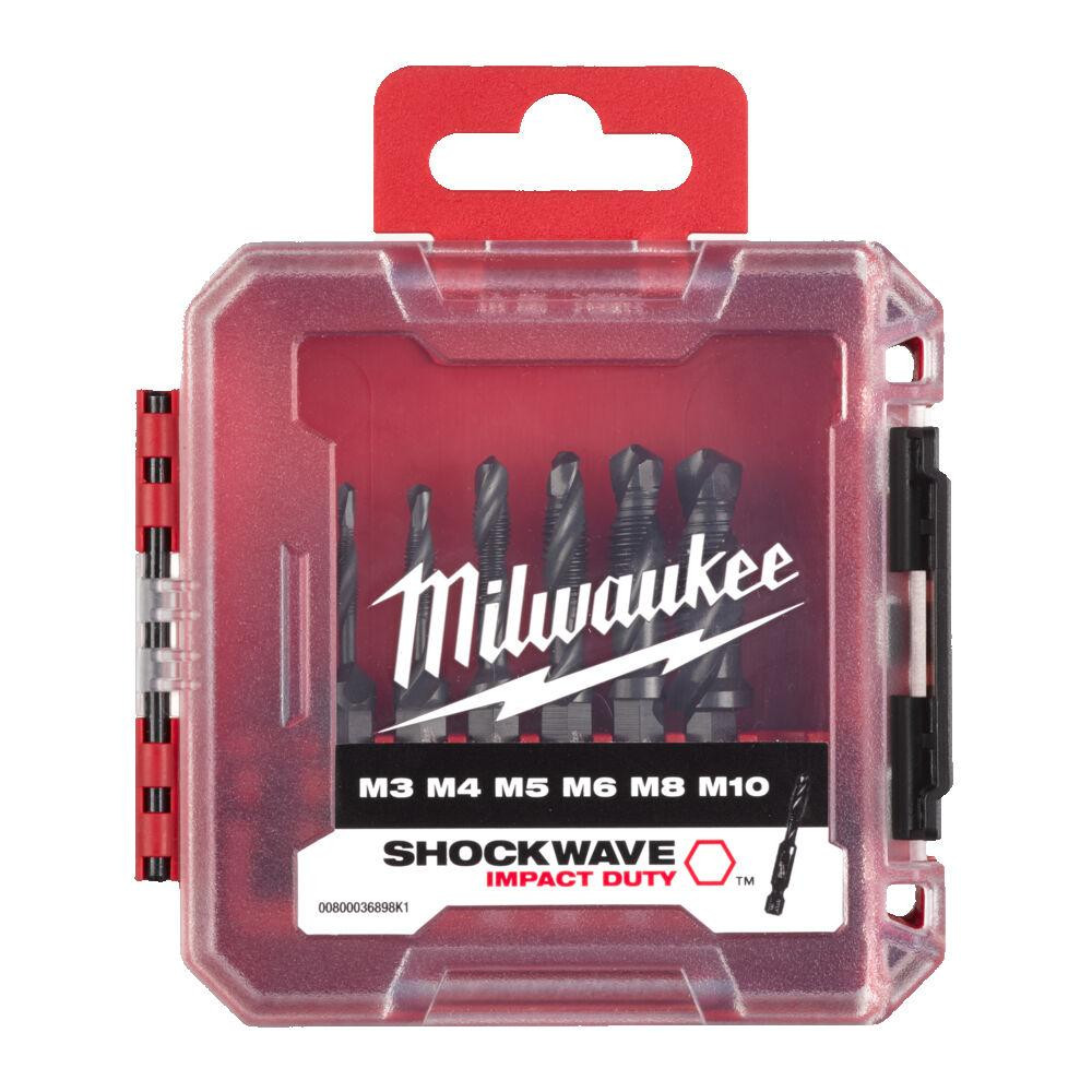 Набір мітчиків-свердлів М3-М10 HSS-G (6 предметів) MILWAUKEE, пластиковий кейс Одеса - фото 3