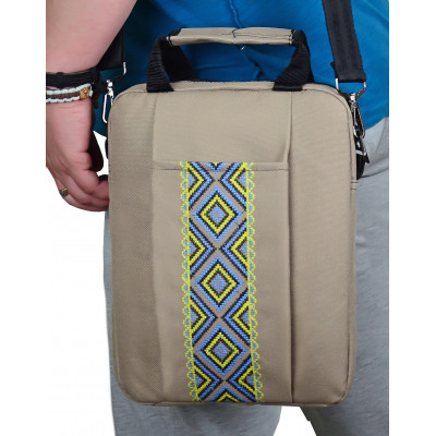 Сумка для ноутбука Porto 10'' LN-10-02LB Vishivanka Beige (LN1002LB_Vish) Вінниця - фото 7