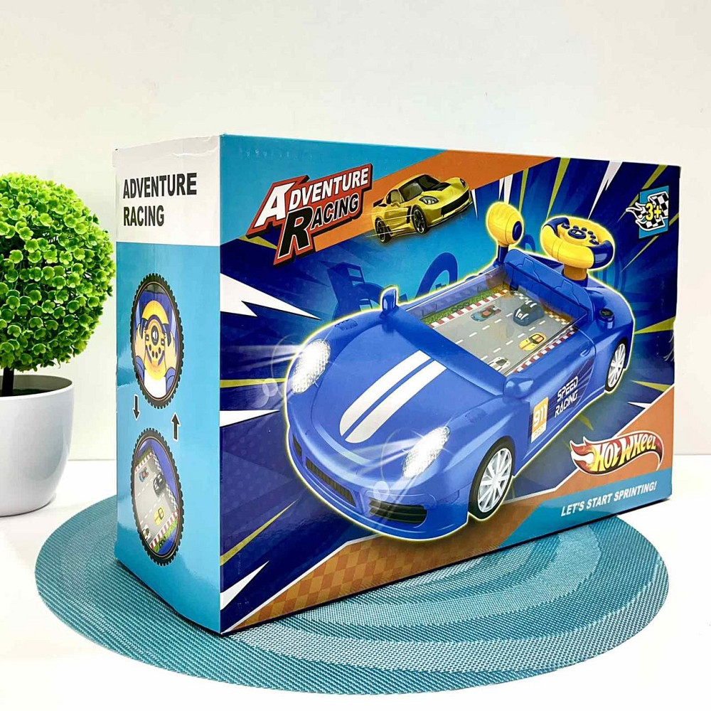 Автотренажер іграшка підсвічування мелодії регулювання гучності рухома стрічка USB-кабель Синій (HW 130) Чернігів - фото 7