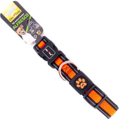 Ошейник для животных GimDog Alfresco неопрен 42-66 см/32 мм оранжевый (8009632059518) Винница