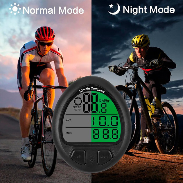 Велокомпьютер 669/999, подсветка дисплея, 26 функций IL-12 Львов - изображение 5