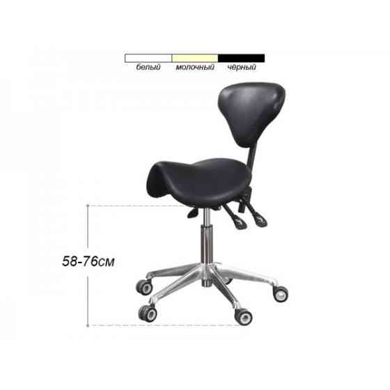 Стул-седло для мастера модель 6037 (Цвета в ассортименте) Киев