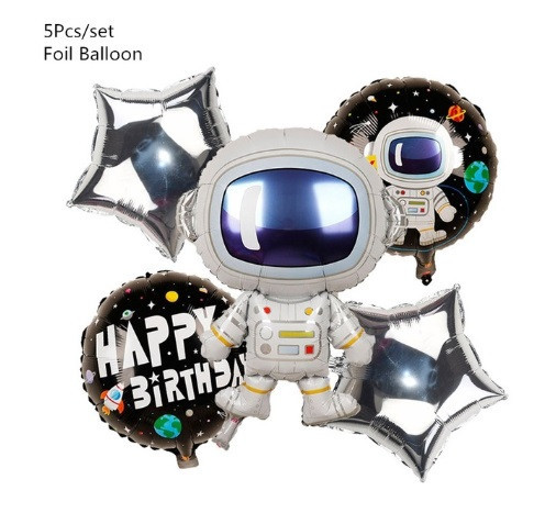Шарики космонавт для детей 5 штук one size разноцветный Киев - изображение 2