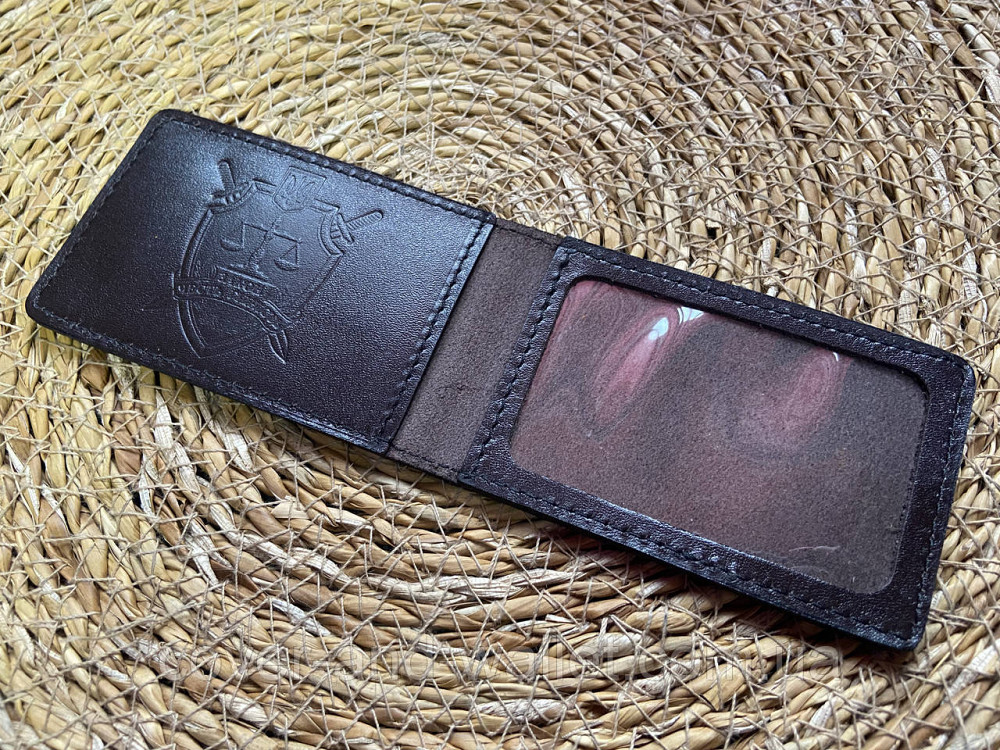 Обкладинка Прокуратура України коричневого кольору з натуральної шкіри PS Київ - фото 2