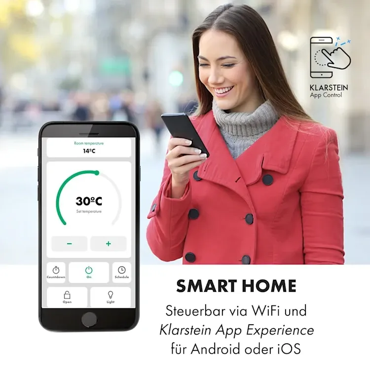 Б/У Обогреватель конвектор Klarstein Bansin Smart 2500 из Германии Днепр - изображение 10