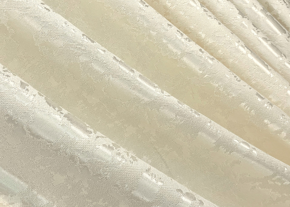 Комплект готових штор VR-Textil Льон мармур Pavliani ХО № 1908ш Молочний 100х270 см 2 шт (31-0056) Київ - фото 6