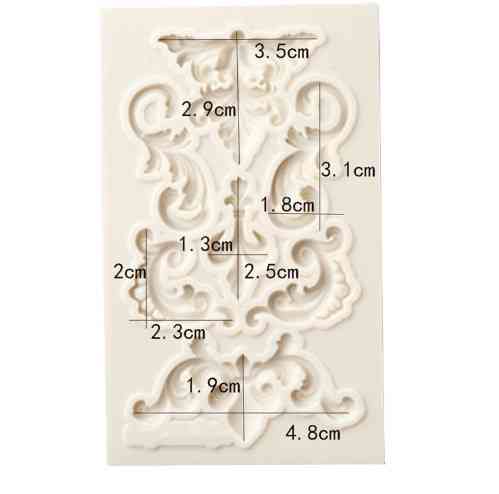 Молд кондитерський абстракція 95 на 55 мм сірий Київ