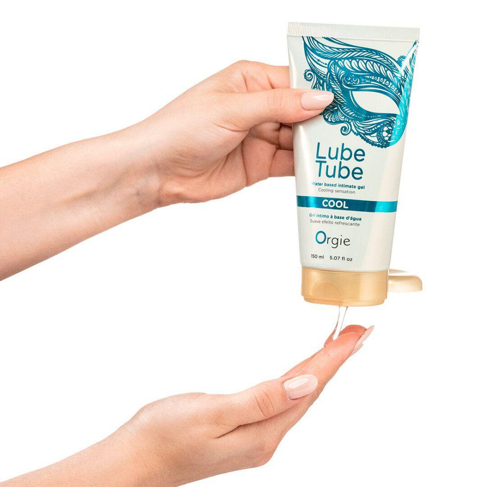 Лубрикант на водной основе Orgie Lube Tube Cool, 150 мл, с охлаждающим эффектом, без запаха Sex Aura Киев - изображение 2