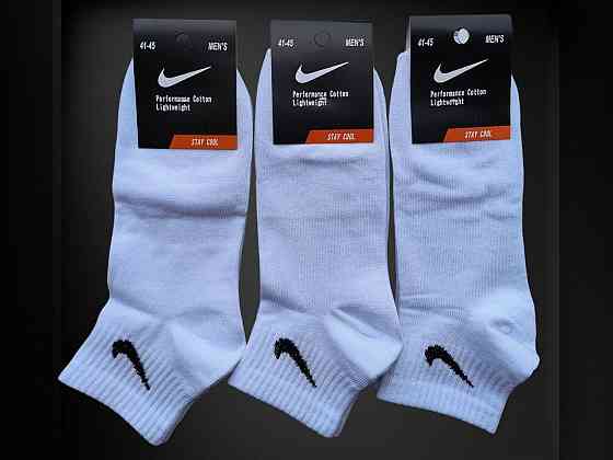 Набор мужских спортивных носков средней высоты. 3 штуки. Размер 41-45 Киев