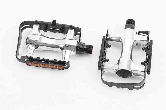 Педалі MTB 9/16" (102x62x24mm) алюмінієві, сріблясто-чорні NWL-91K Київ