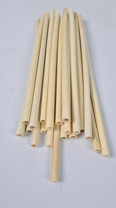 Соломка трубочка екологічна "Каме" 20 см (20 шт.) діаметр 4-6 мм (1 пачка) Харків - фото 2