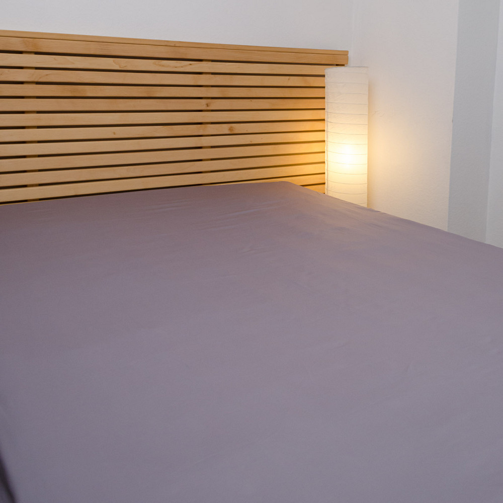 Простирадло на резинці півтораспальне сатин 100% бавовна 140х200х30см 125г/м2 (Сірий) Суми - фото 6