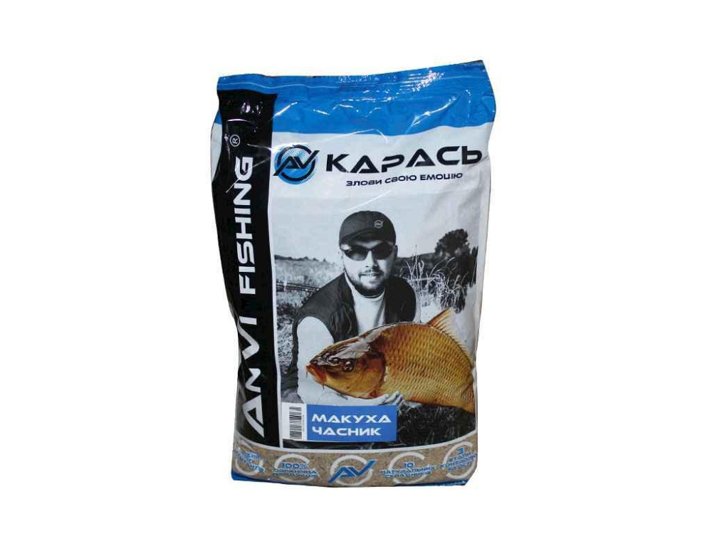 Принада для лову рибі Карась МАКУХА/ЧАСНИК 1 кг. ТМ ANVI-FISHING Solmir Київ - фото 1