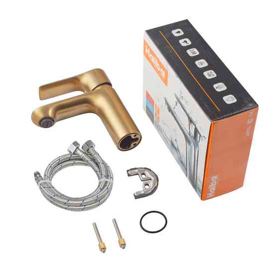 Змішувач для умивальника Haiba Milano 001 BRUSHED GOLD   ( HB9619 ) 20008 Харків