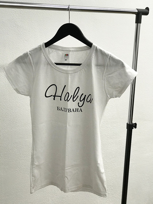 Женская футболка, премиум с принтом - 