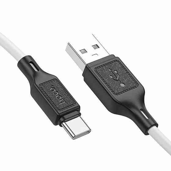 Кабель HOCO X90 Cool silicone charging data cable for Type-C White Київ