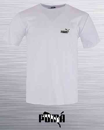 Мужская однотонная футболка Puma,потиэстер 50 Киев