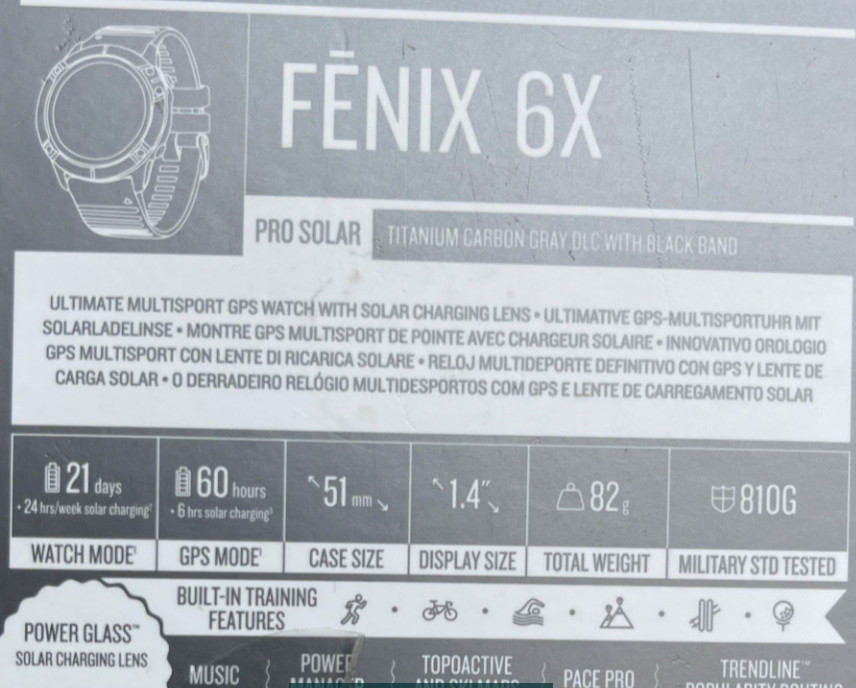 Смарт -Часы Garmin Fenix 6X Pro Solar 51mm Киев - изображение 2