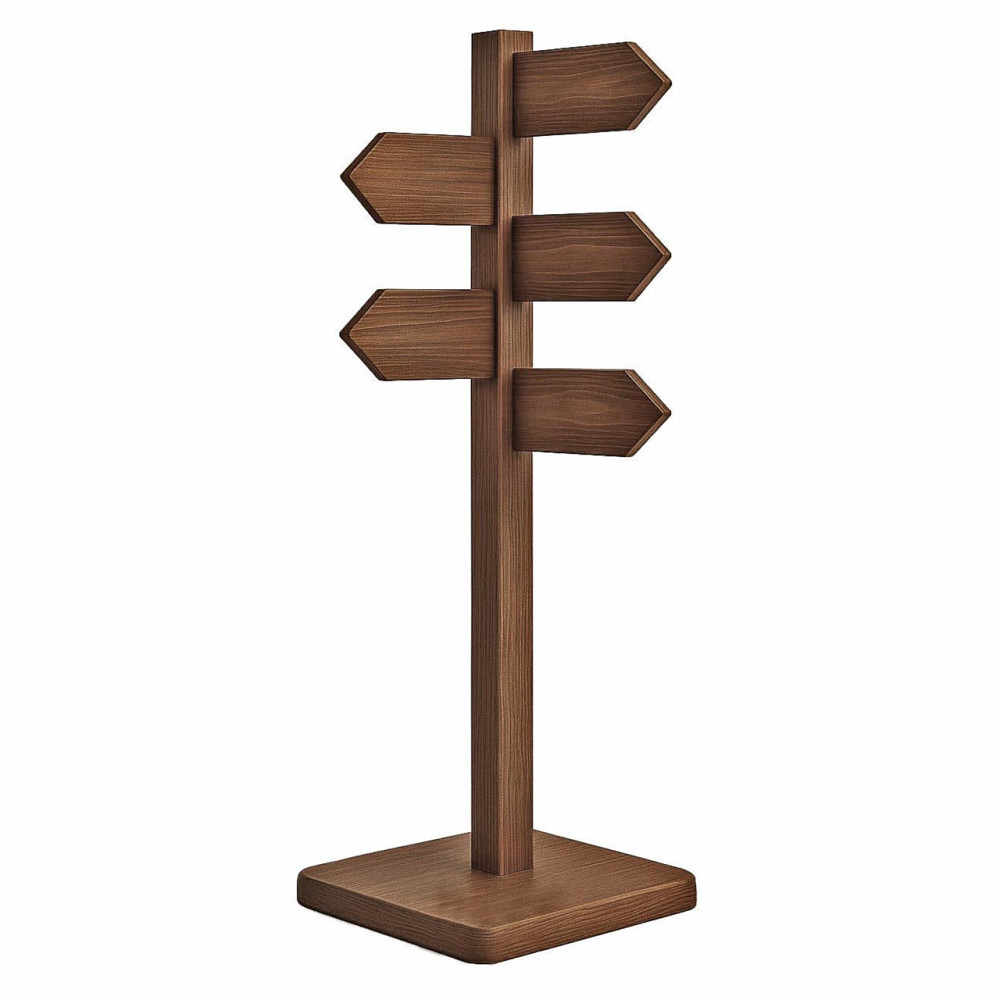 Напольная стрелка-указатель 