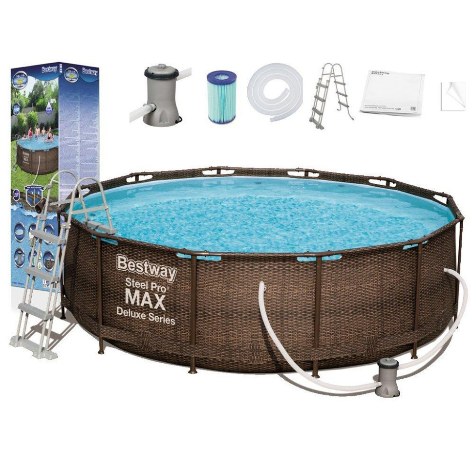 Бассейн каркасный 56709 фильтр-насос, лестница, в коробке Винница - изображение 2