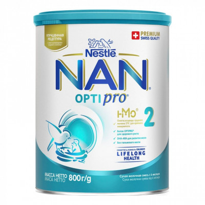 Дитяча суміш Nestle NAN 2 Optipro 2'FL від 6 міс. 800 г (7613032477530) Вінниця - фото 1