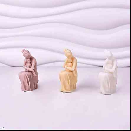 Силіконова форма «Мама з дитиною» для свічок та декору Київ