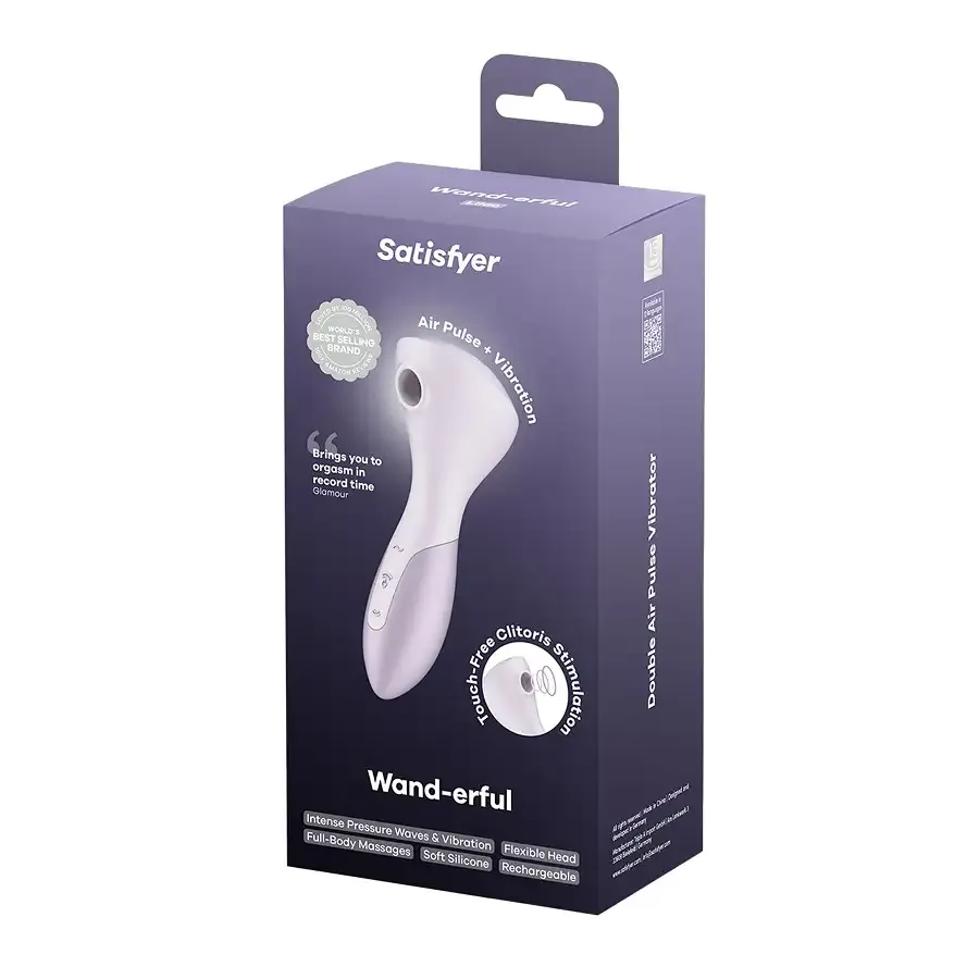 Вібромасажер Satisfyer Wand-erful з вакуумною кліторальною стимуляцією Львів - фото 7