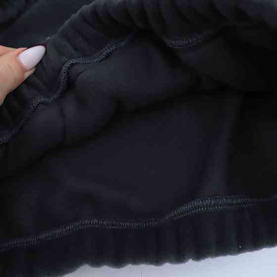 Детский теплый костюм из полар флиса (худи с капюшоном + штаны)Графит 134 Каменец-Подольский