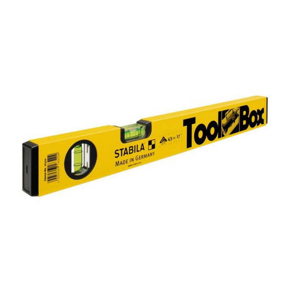 Рівень STABILA TOOLBOX : L= 43 см. точн 0,50 mm/m. 2 капсули Одеса - фото 1