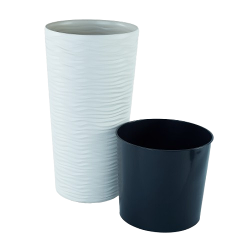 Вазон Ф'южн 35,5*66см біла троянда Алеана Житомир - изображение 4