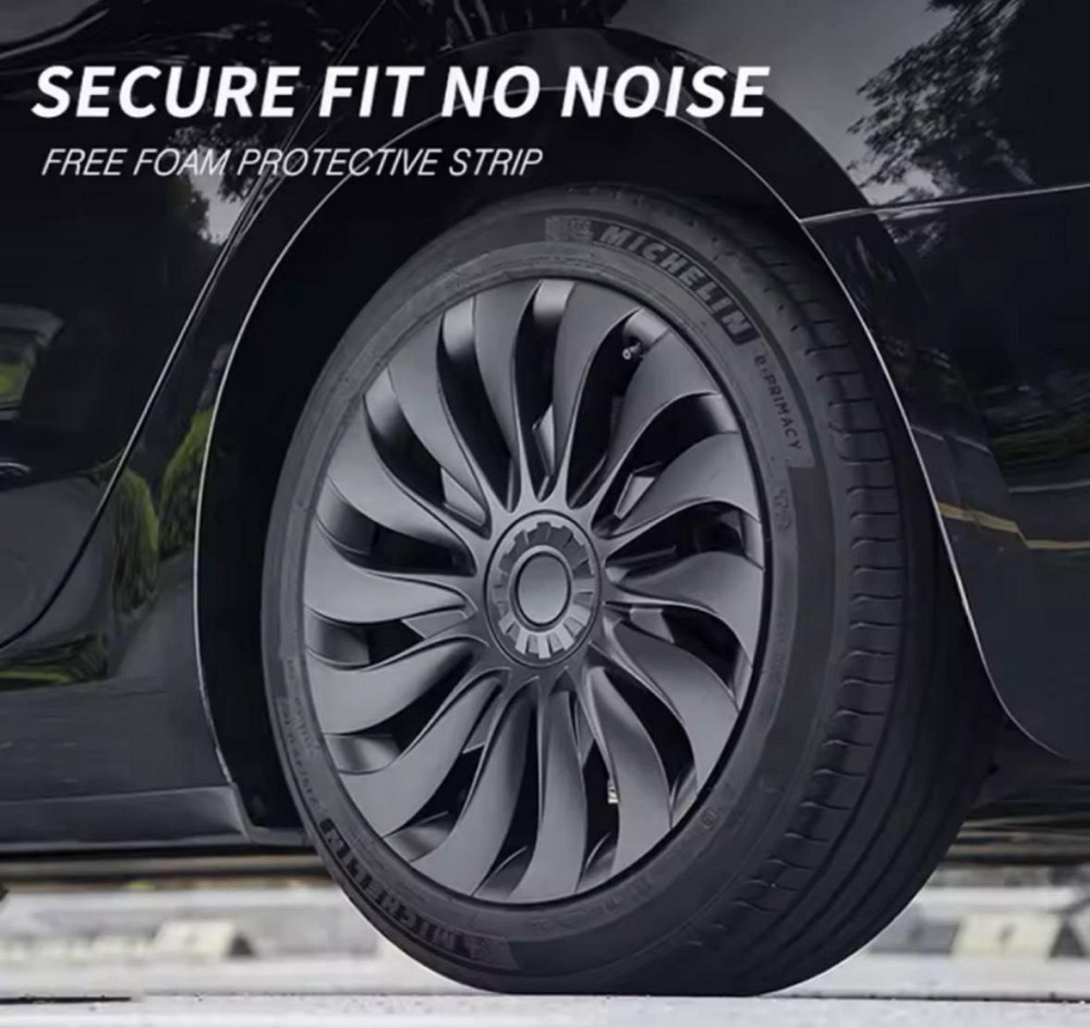 Комплект колпаков 4 шт для Tesla model 3 R18 на диски турбины Киев - изображение 5