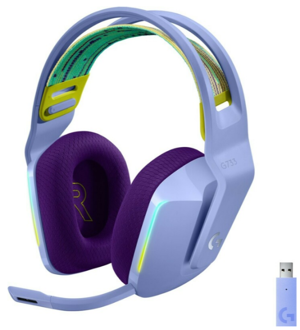 Гарнітура Logitech G733 Lightspeed Wireless RGB, LILAC (6617183) Київ - фото 8