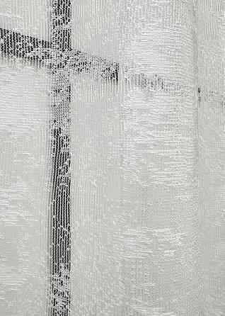 Кухонная арка VR-Textil № 000к жаккард «Мрамор Al-1» белый 290х170 см (51-228) Киев