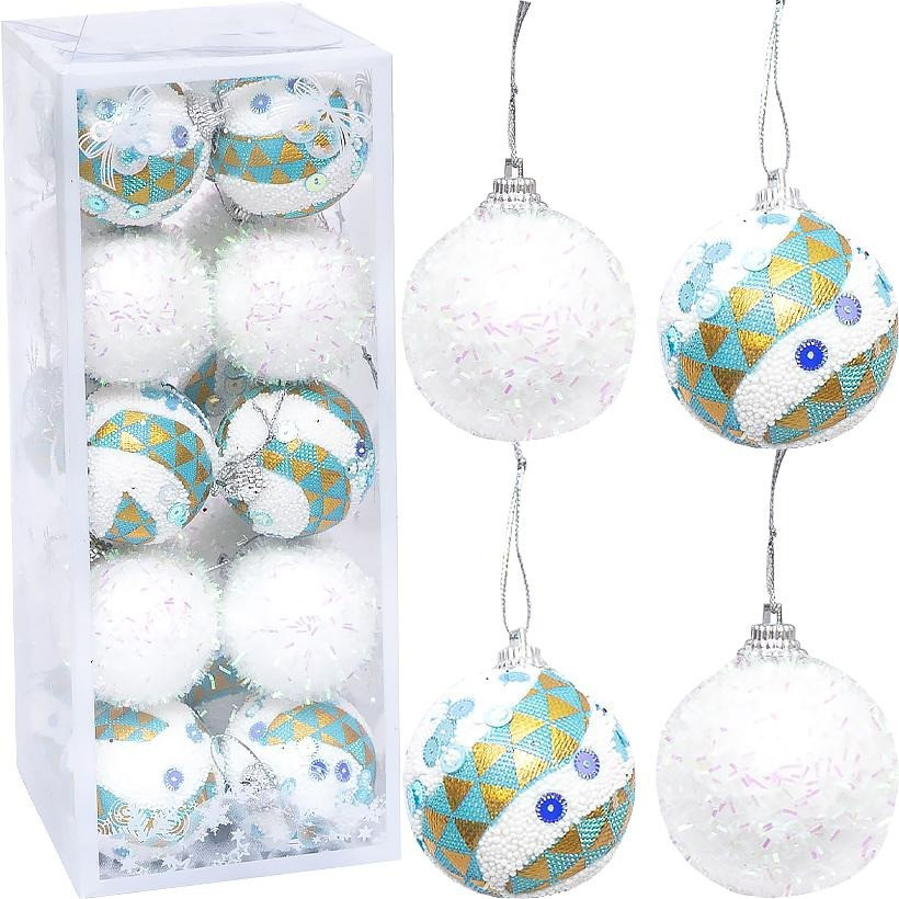 Набір ялинкових іграшок "Кулі" 2023-160 (116515) в наборі 20 шт по 5 см Вінниця - фото 1