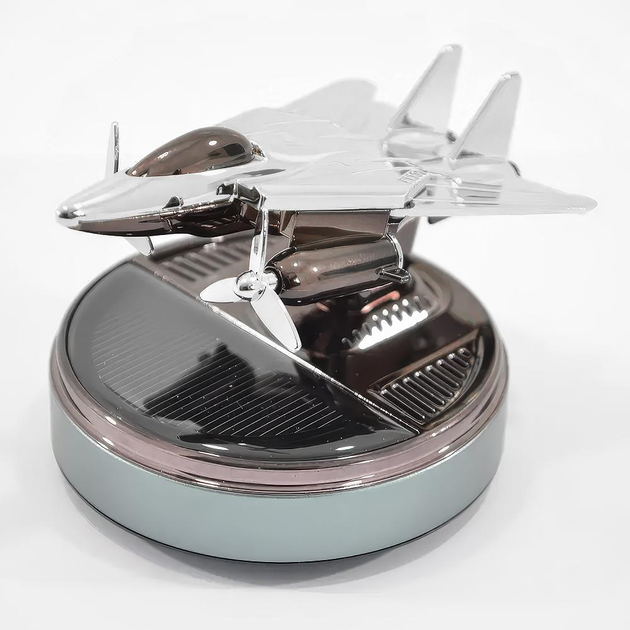 Ароматизатор для автомобиля Истребитель В1 на солнечной батарее Серебристый Винница - изображение 5