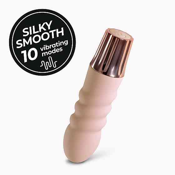 Міні-вібратор CRUSHIOUS Mellow Bubbles, рожевий, 11 х 2,8 см Sex Aura Київ