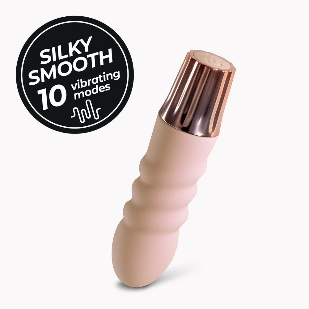 Міні-вібратор CRUSHIOUS Mellow Bubbles, рожевий, 11 х 2,8 см Sex Aura Київ - фото 3