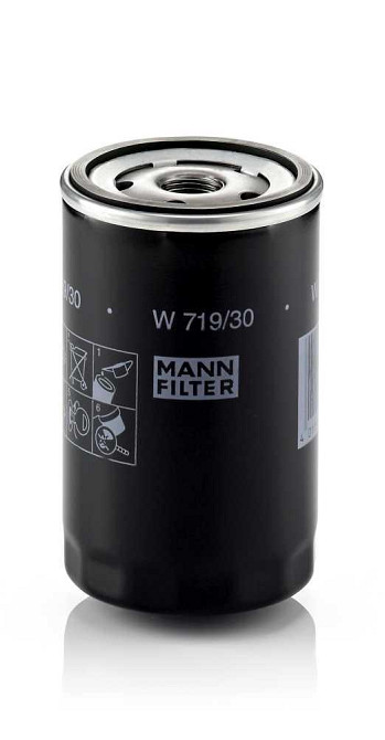 MANN-FILTER W 719/30 — Оливний фільтр для AUDI, SEAT та SKODA | Надійний захист двигуна та ефективне очищення моторної оливи Ковель - фото 2