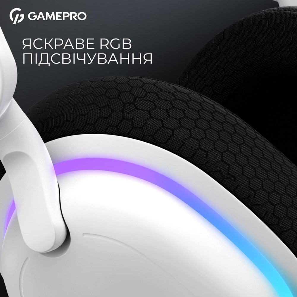 Гарнітура GamePro Asgard Bragi White (HSW250W) ( Білий ) Харків - фото 12