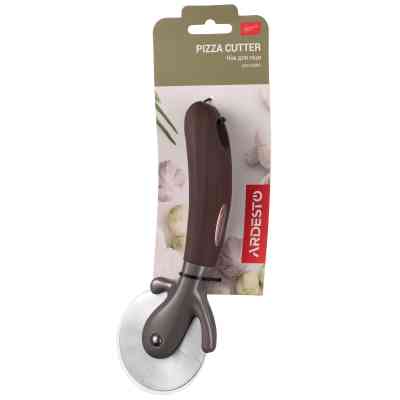 Кухонный нож Ardesto Gemini, 20см, нержавіюча сталь, пластик, сіро-коричневий (AR2158PG) Винница