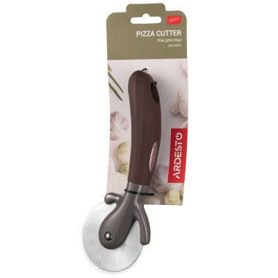 Кухонний ніж Ardesto Gemini, 20см, нержавіюча сталь, пластик, сіро-коричневий (AR2158PG) Вінниця - фото 1