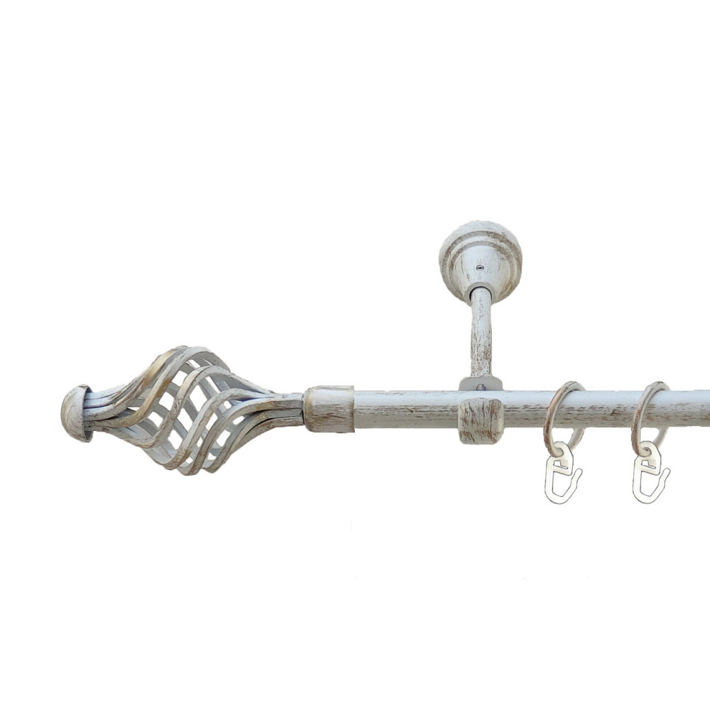 Карниз Orvit Арезо металевий однорядний відкритий Біле Золото 16 мм 300 см (5478914) Львов - изображение 1