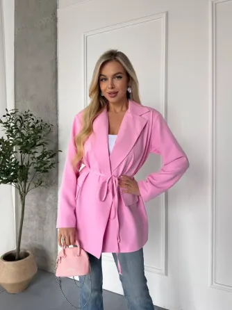 Женский пиджак с поясом - универсальная вещь для базового гардероба Одесса