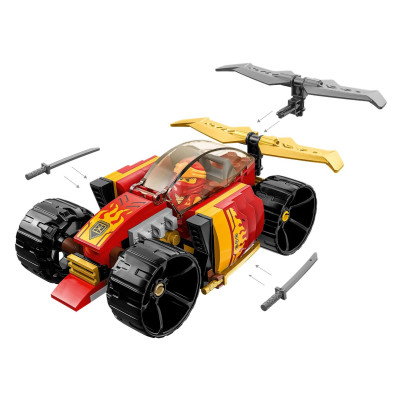 Конструктор LEGO Ninjago Гоночний автомобіль ніндзя Кая EVO 94 деталі (71780) Вінниця - фото 4