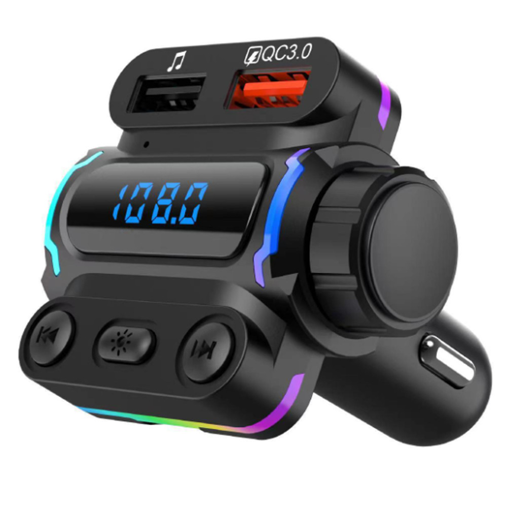 Автомобильный FM модулятор с дисплеем,Bluetooth,Aerbes AB-CZ04 SBR Киев - изображение 1